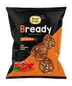 Bready tamsios duonos traškučiai, sultingų pomidorų skonio, 120 g.