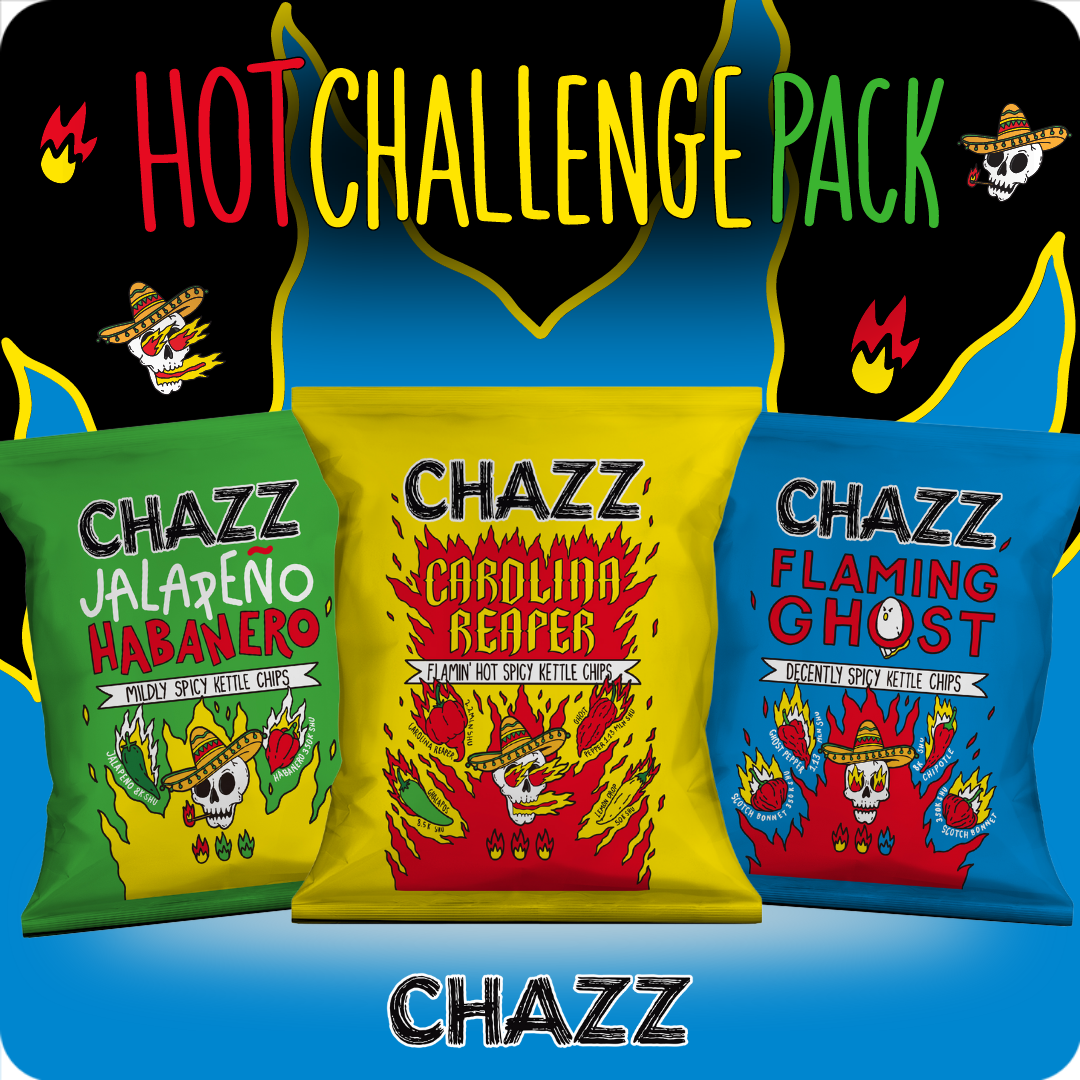 Hot Challenge Pack (6 pcs.) – CHAZZ CHIPS