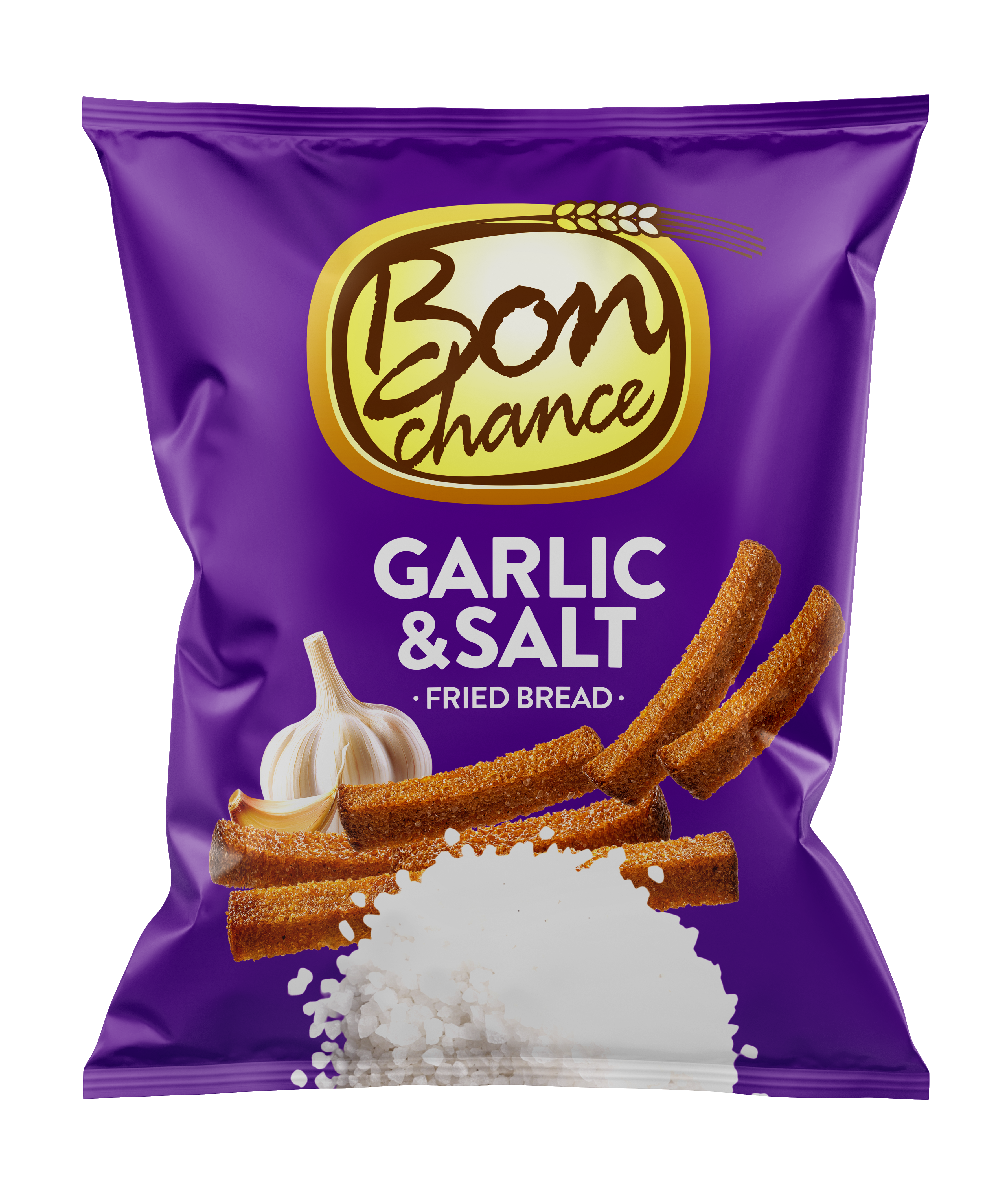BON CHANCE fried bread garlic and salt flavor, 150g. – CHAZZ CHIPS