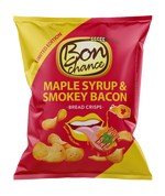 BON CHANCE Bread Chips Maple Syrup and Smoked Bacon Flavor