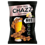 CHAZZ duonos traškučiai česnako ir sūrio skonio, 100g.