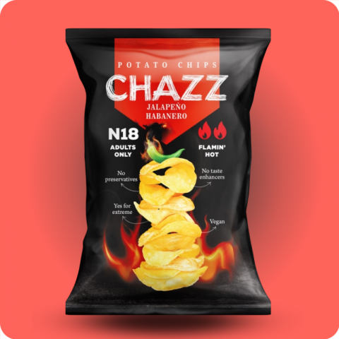 CHAZZ kettle POTATO Chips...