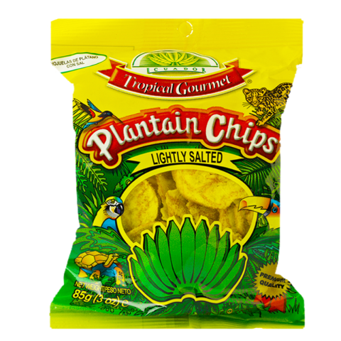 Salted plantain chips