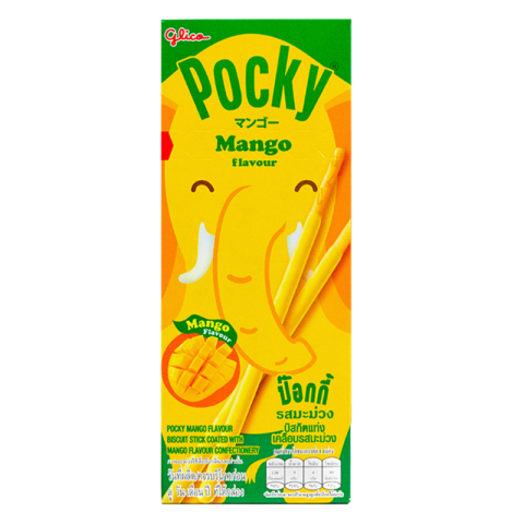 Mango-flavoured POCKY sticks