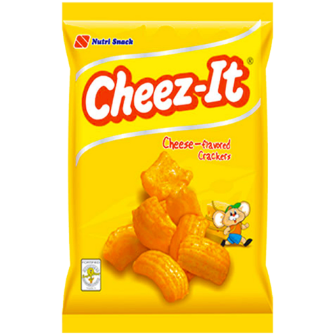 Cheese flavored crackers