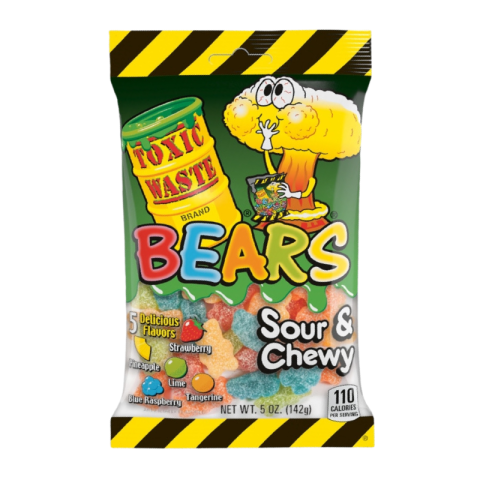 Sour gummy bears TOXIC WASTE