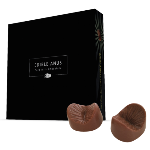 Anus-shaped chocolate