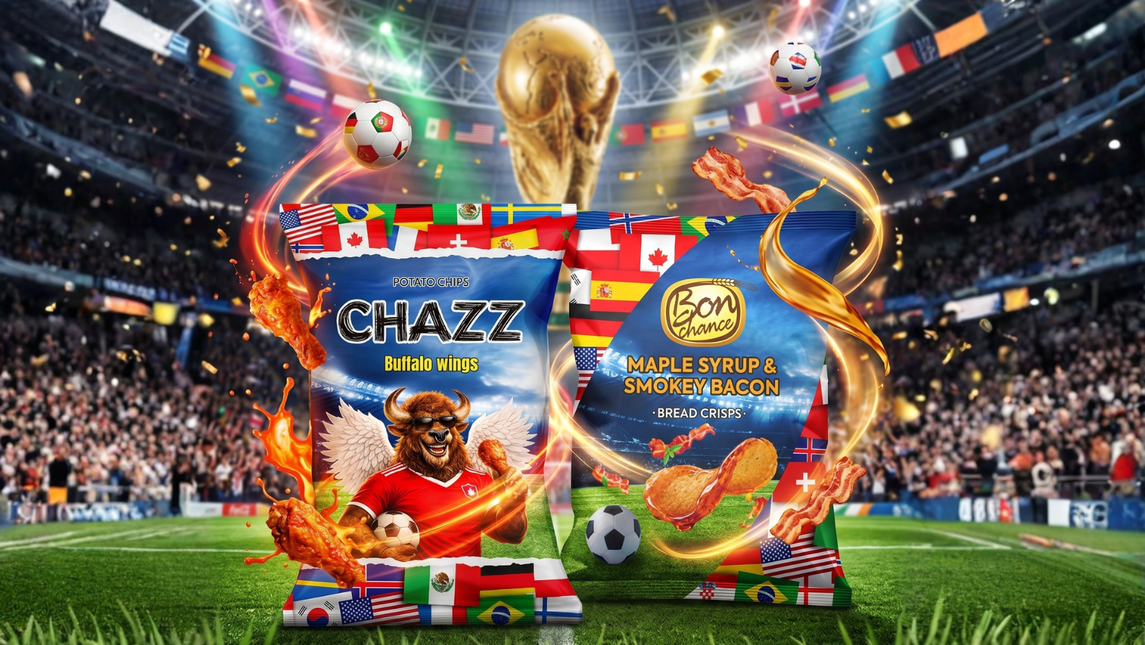 Tobuli užkandžiai futbolo fanams?