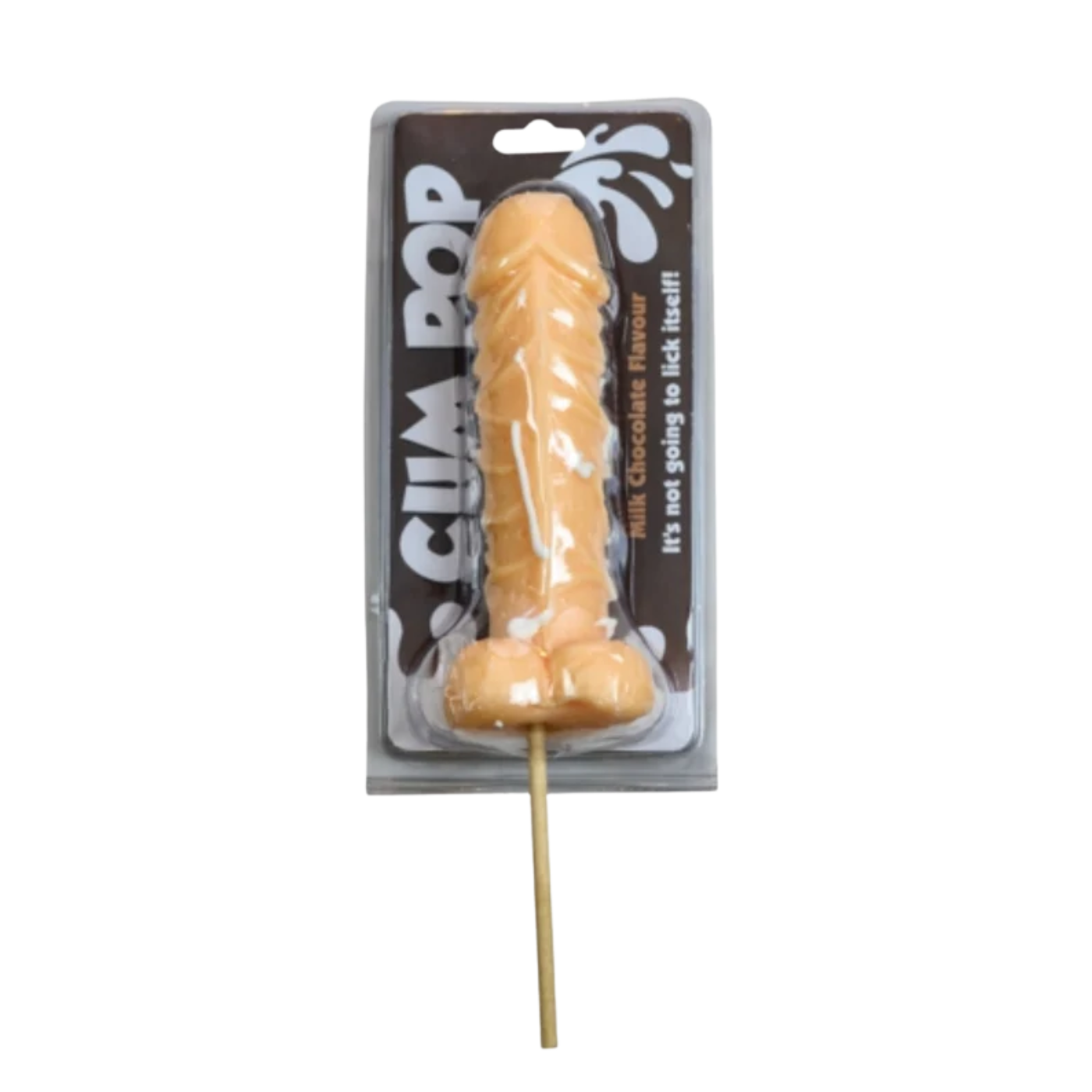 Chocolate flavoured dick on a stick