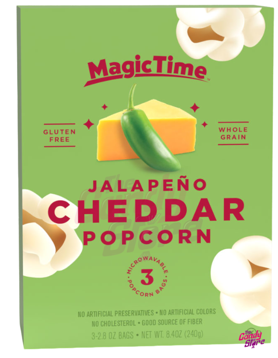 Jalapeno ir čederio skonio spragėsiai Magic Time