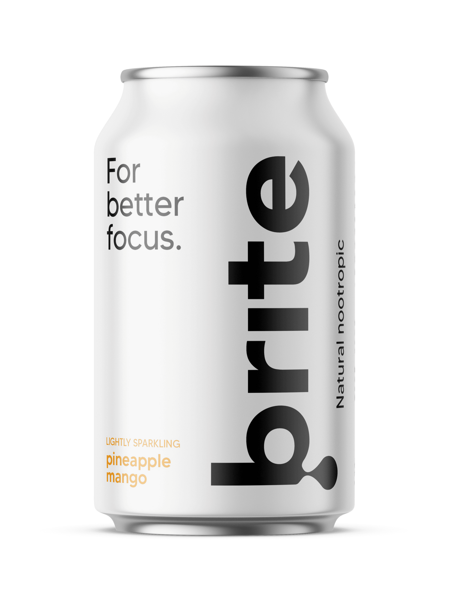 Natural energy drink with mango and pineapple flavour BRITE