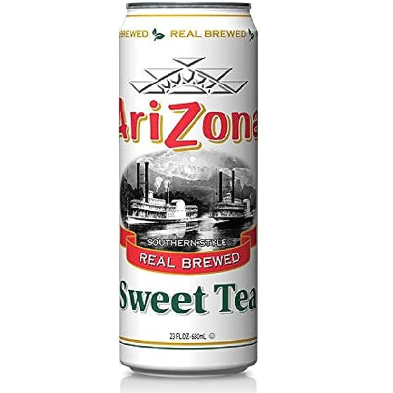 Sweet tea flavoured soft drink ARIZONA