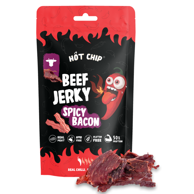 HOT CHIP dried beef with chili and bacon flavour