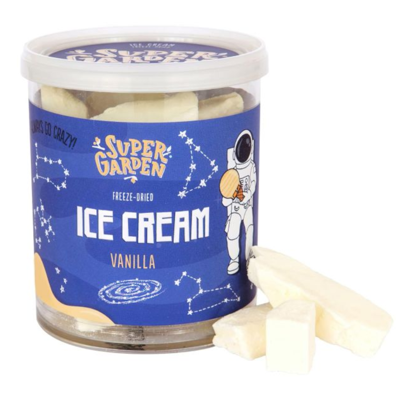 SUPER GARDEN freeze-dried vanilla ice cream