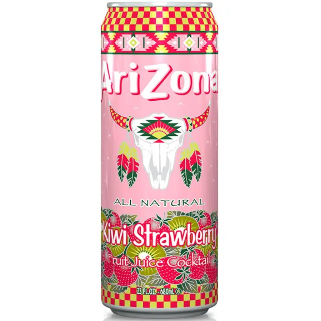 Kiwi and strawberry flavoured soft drink ARIZONA