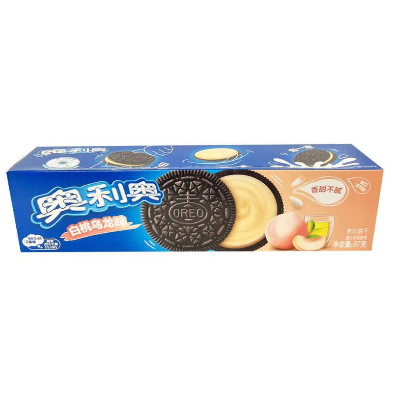 Persikų skonio sausainiai OREO