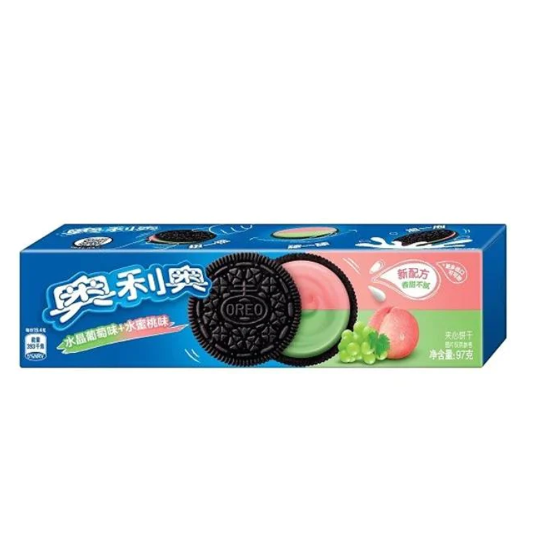 Grape-flavoured OREO cookies