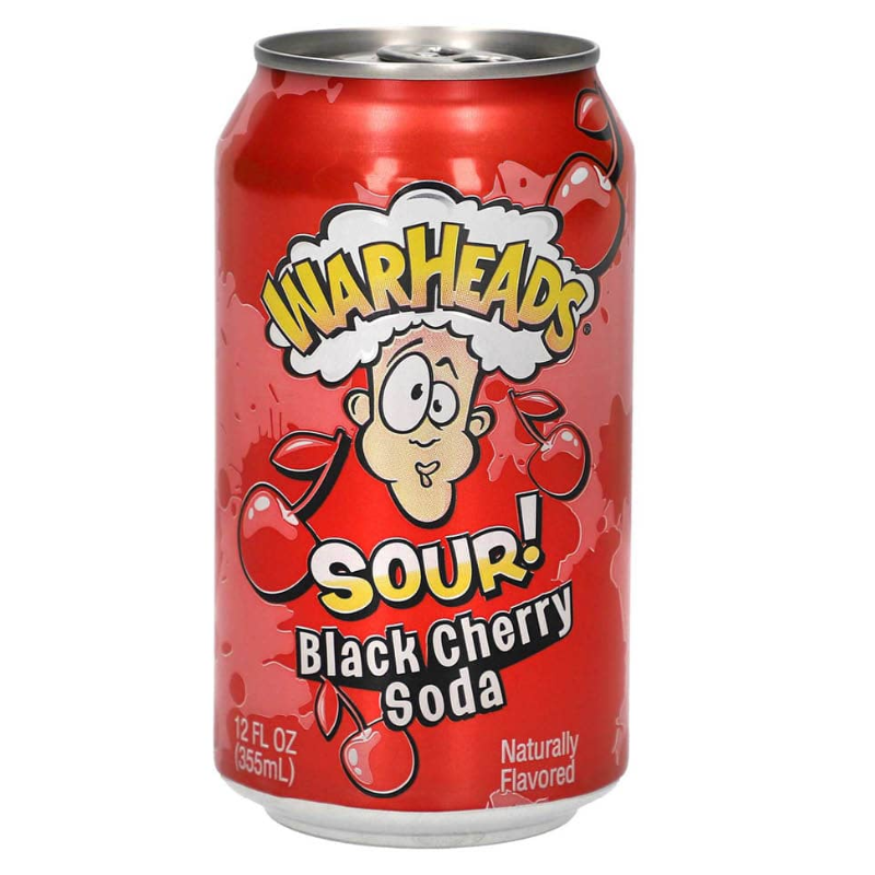 Cherry-flavoured carbonated soft drink WARHEADS