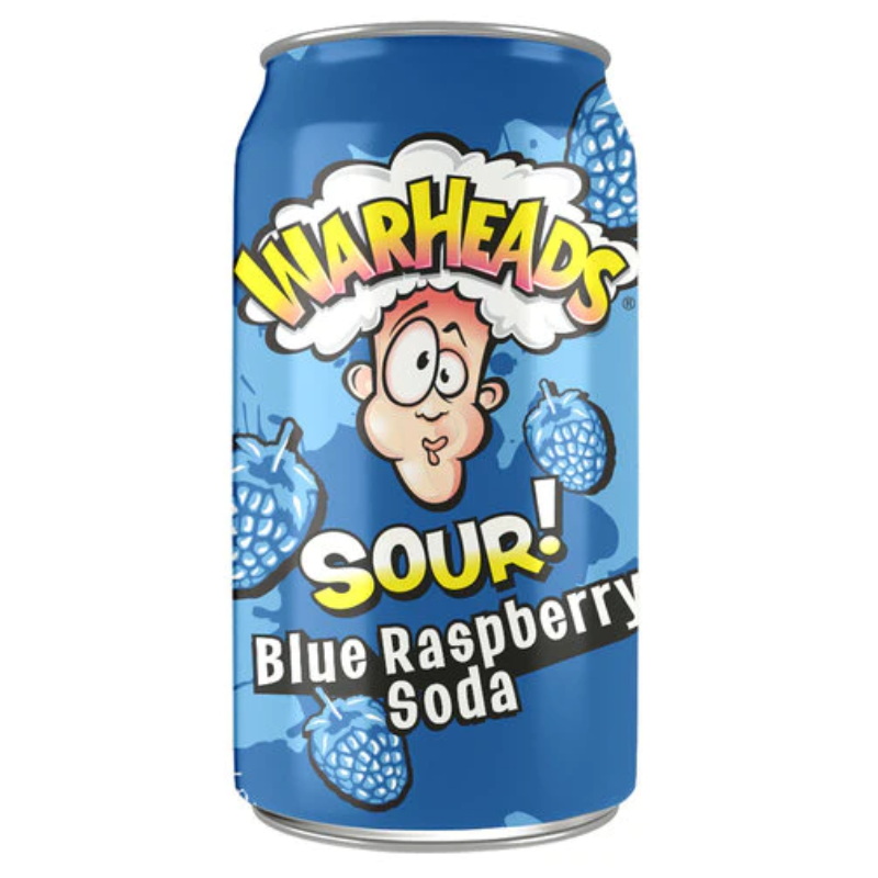 Blueberry-flavoured carbonated soft drink WARHEADS