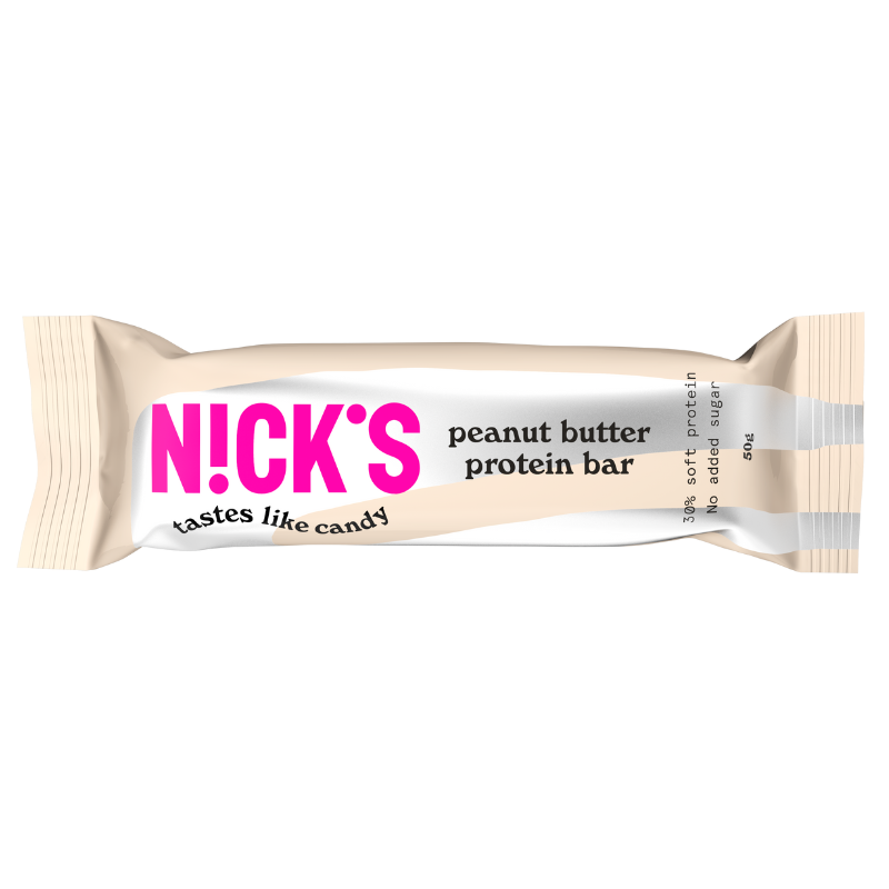 Soft protein bar Nick's peanut cream flavour