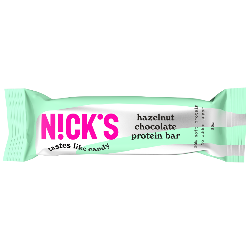 Soft protein bar Nick's hazelnut flavour