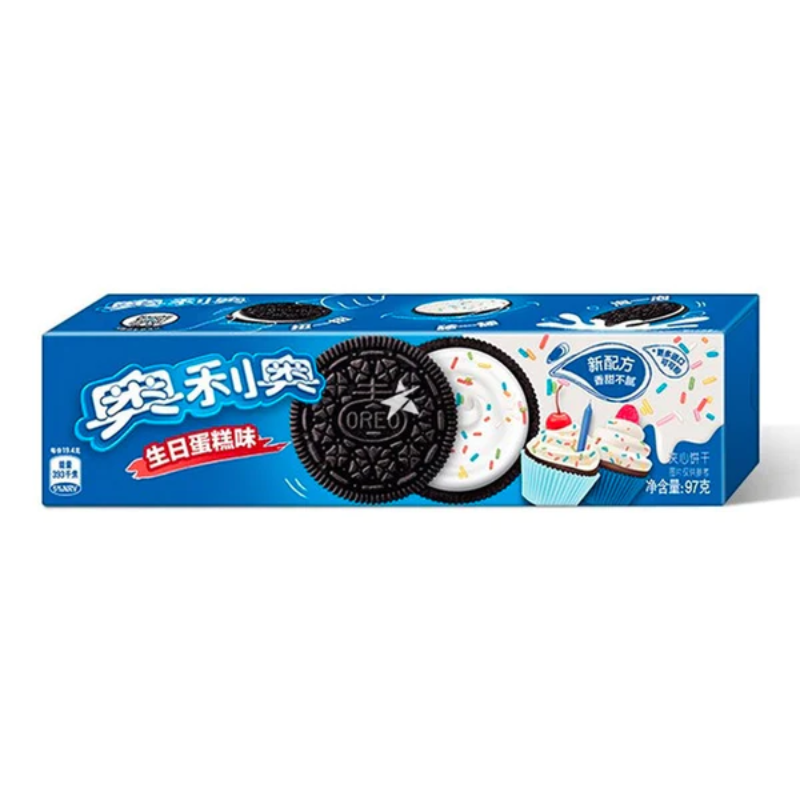 Birthday cake flavoured OREO cookies