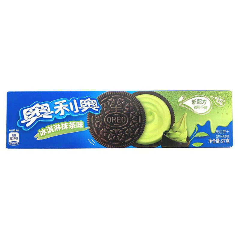 Matcha ice cream flavoured cookies OREO