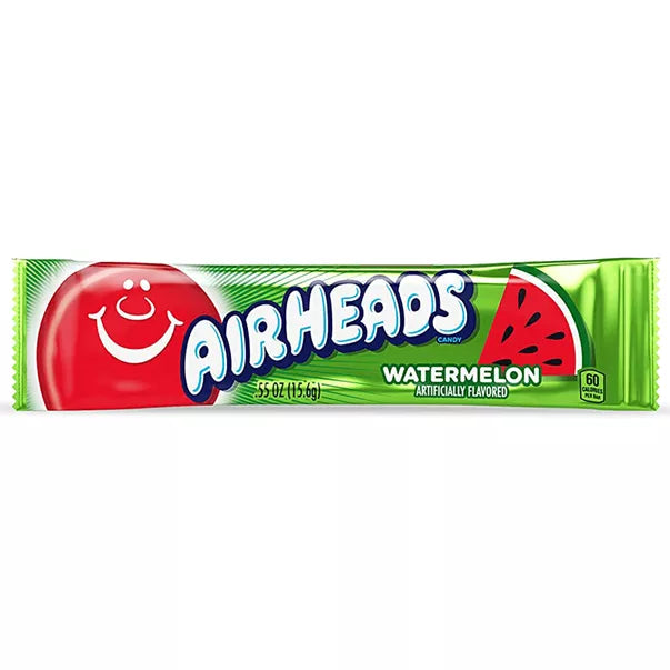 Arbūzų skonio saldainiai AIRHEADS – CHAZZ CHIPS