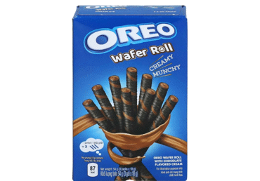 Šokolado skonio vaflinės lazdelės OREO