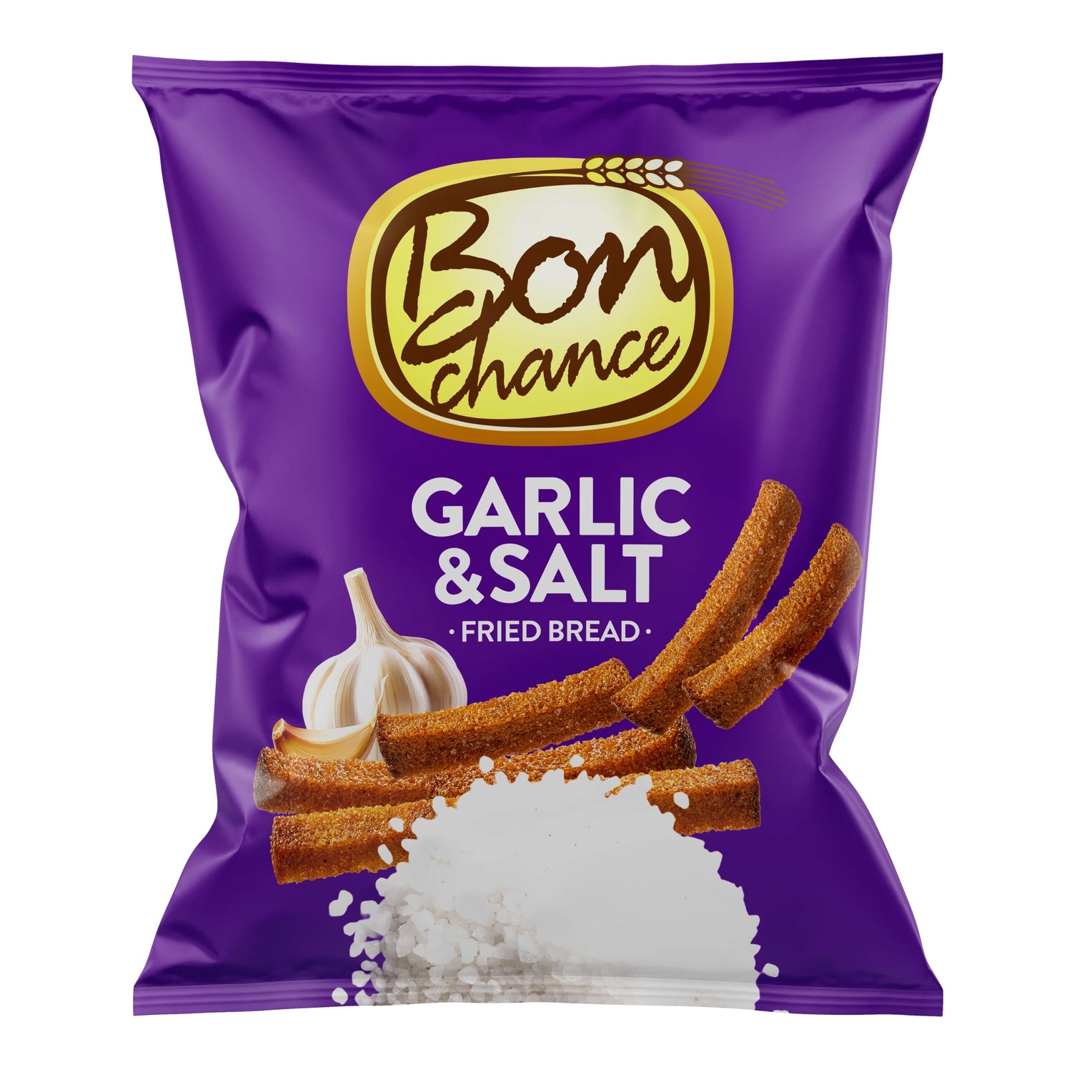 BON CHANCE fried bread garlic and salt flavor, 150g.