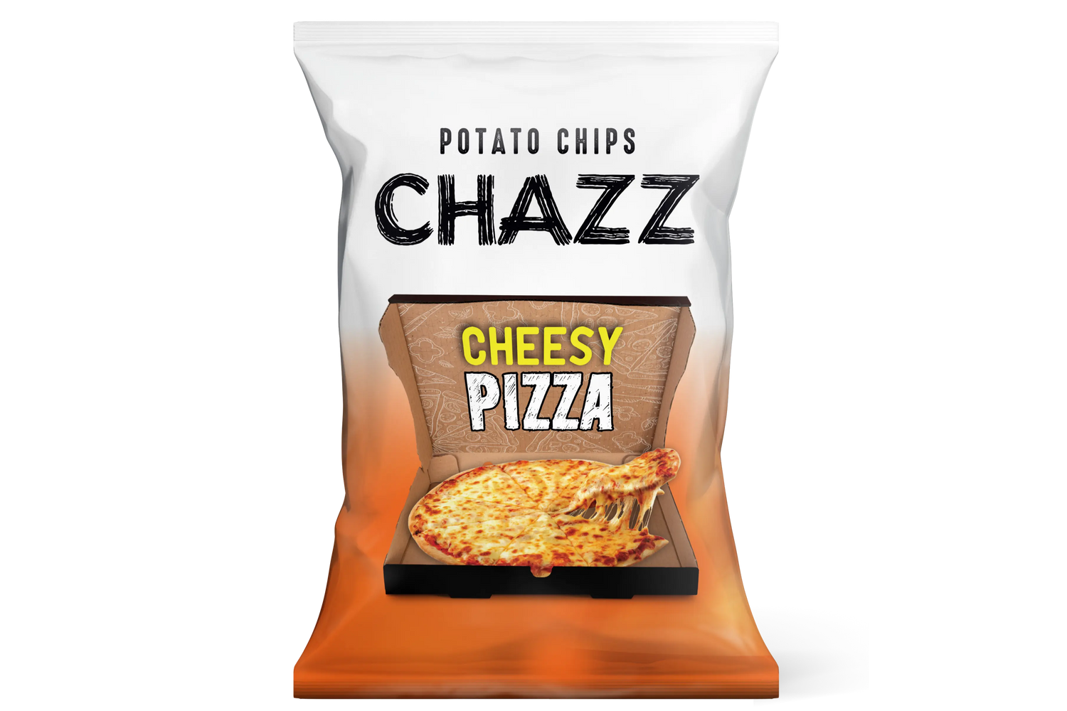 CHAZZ Pizza flavored chips, 130g. 