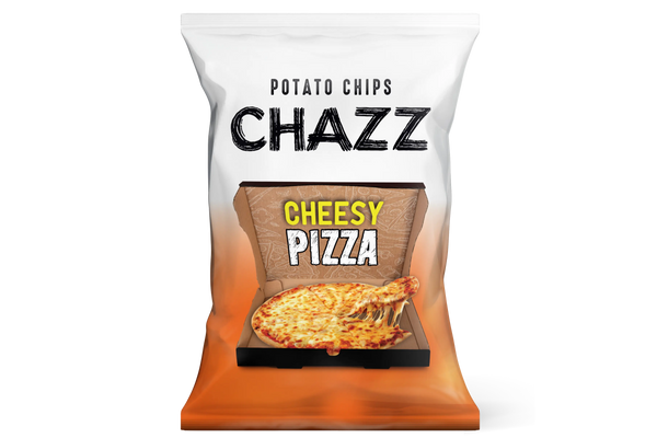 CHAZZ Pizza flavored chips, 130g. 