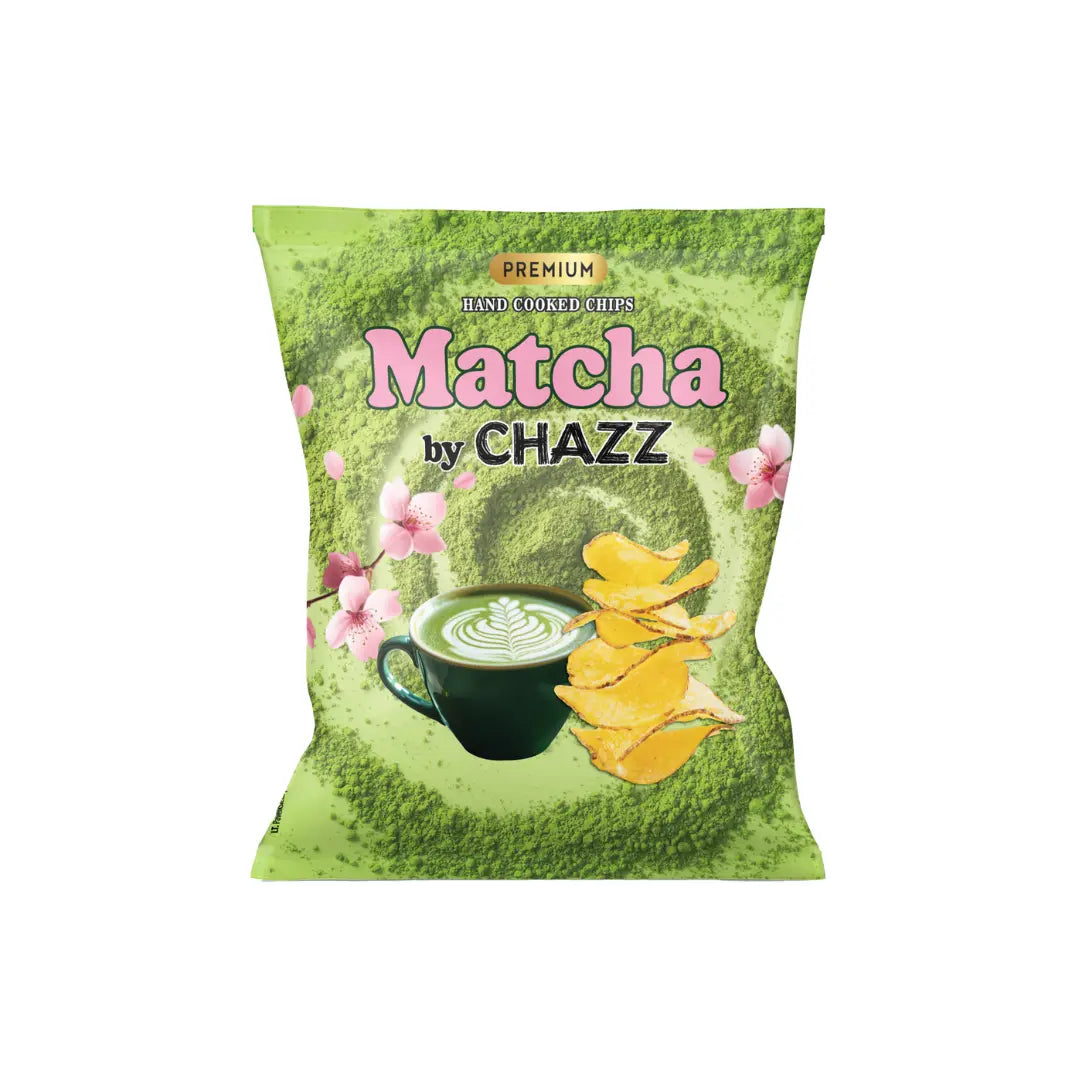CHAZZ potato chips with matcha, 40g.