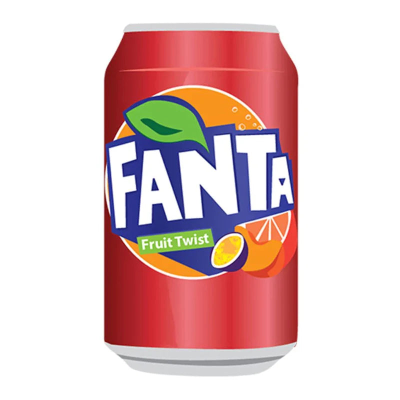 Vaisių skonio gazuotas gaivusis gėrimas FRUIT TWIST Fanta