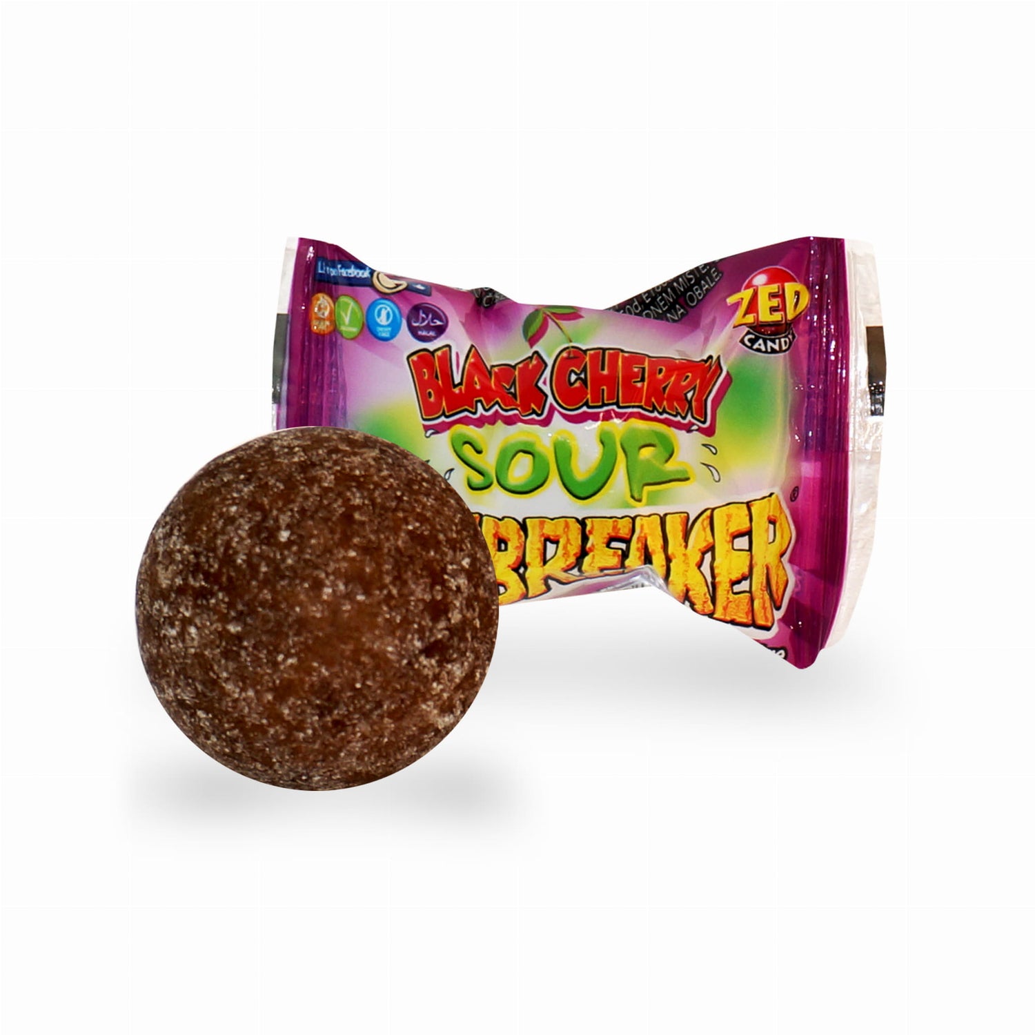 Sour cherry flavour JAWBREAKER balls