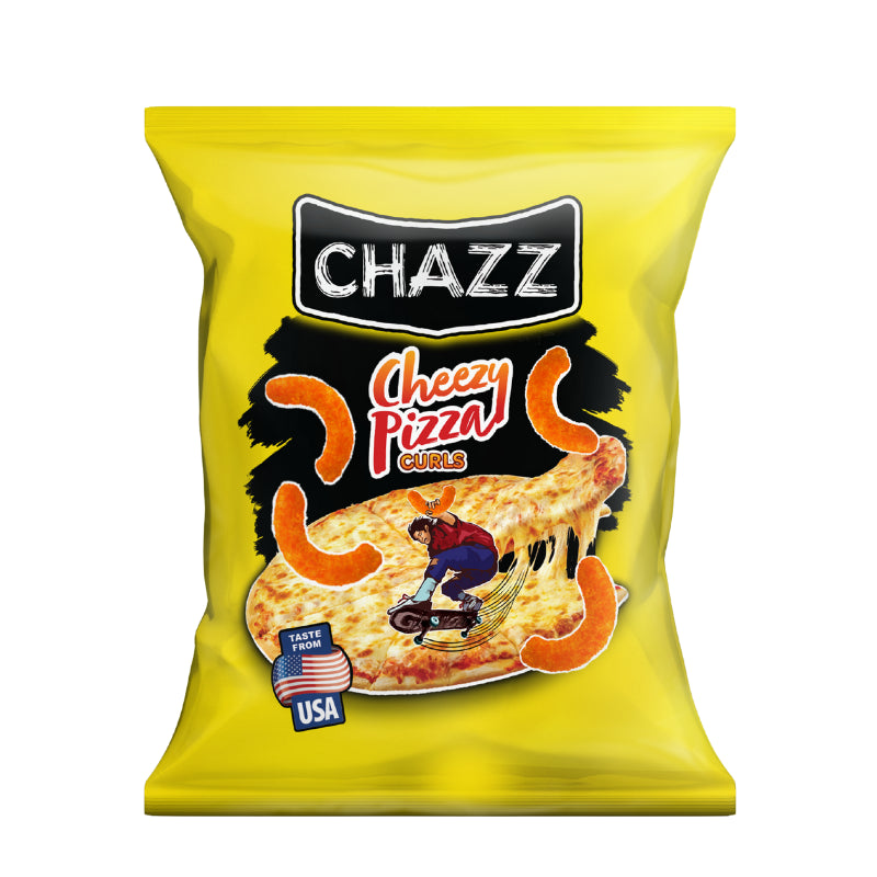 CHAZZ Crispy Corn Cheesy Pizza flavor, 100g. 