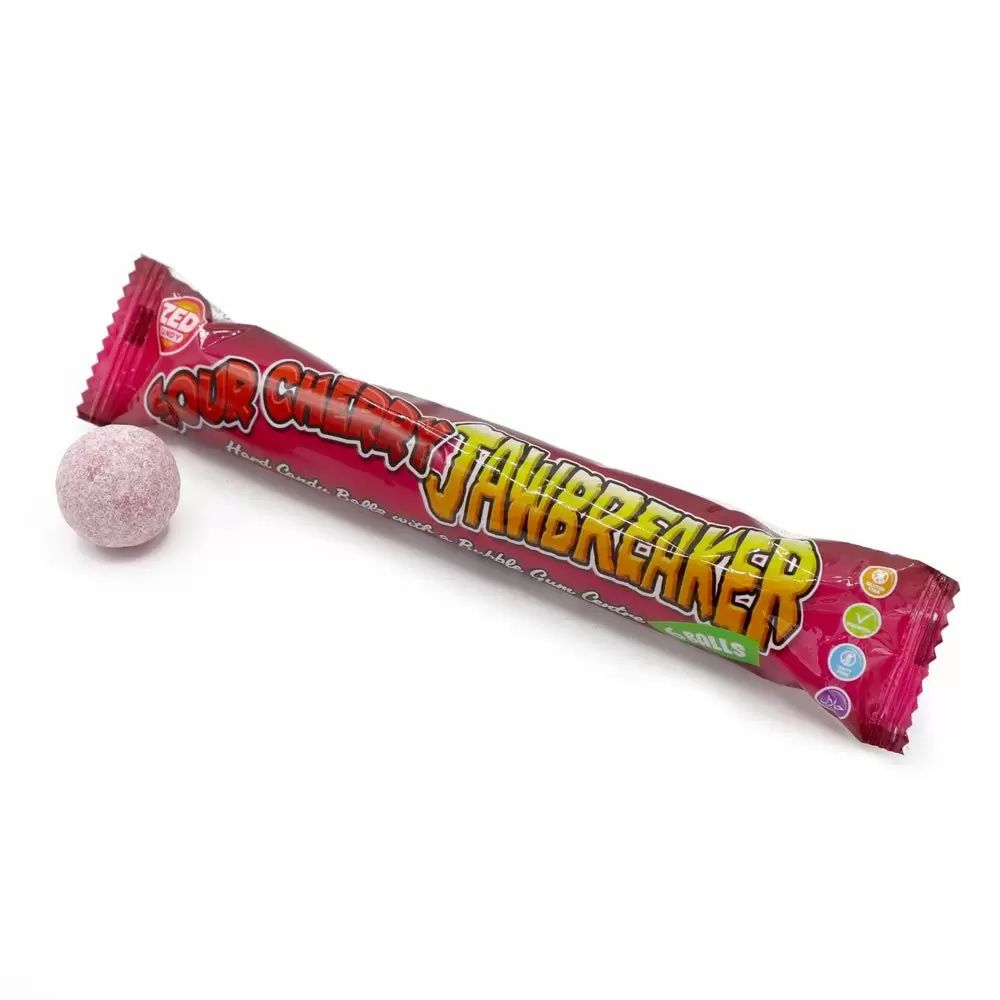 Rūgštūs vyšnių skonio JAWBREAKER rutuliukai