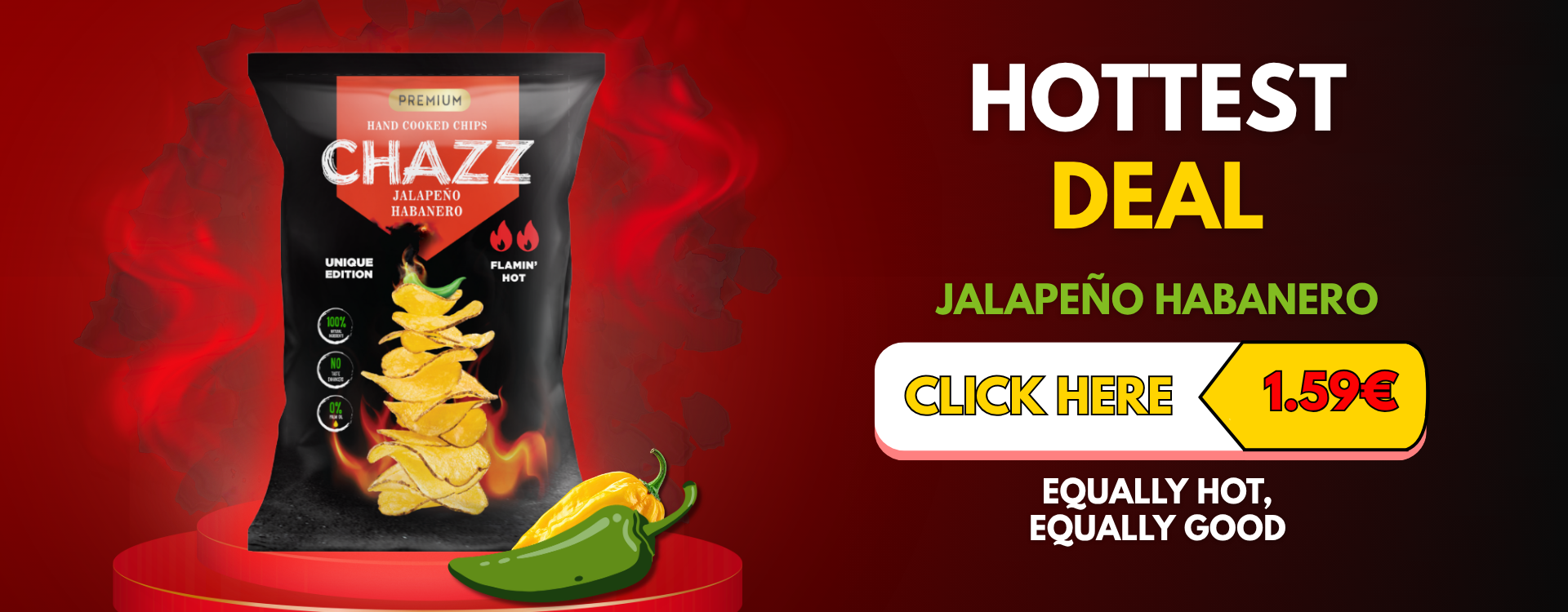 CHAZZ CHIPS - Brave tastes. Next level.