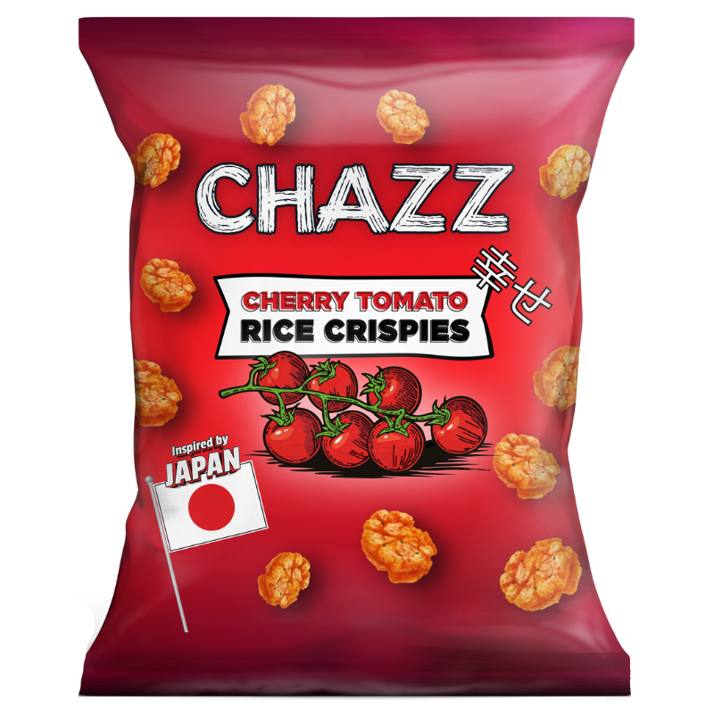 CHAZZ rice crispies snack with tomato flavour