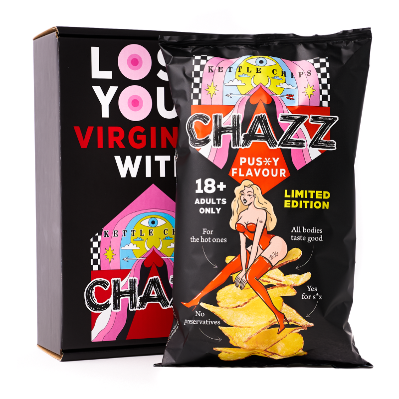 A GIFT, a box with pussy flavoured chips!π