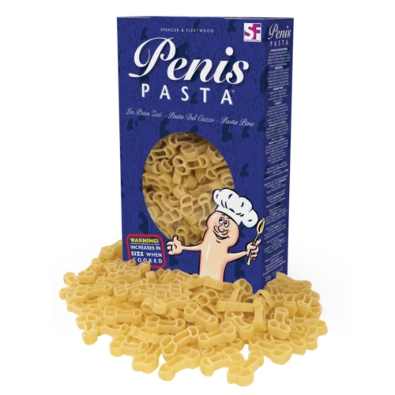 Dick-shaped pasta