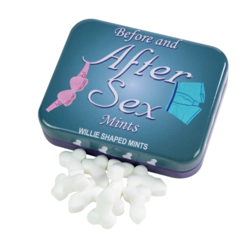 Mint-flavored candies after sex